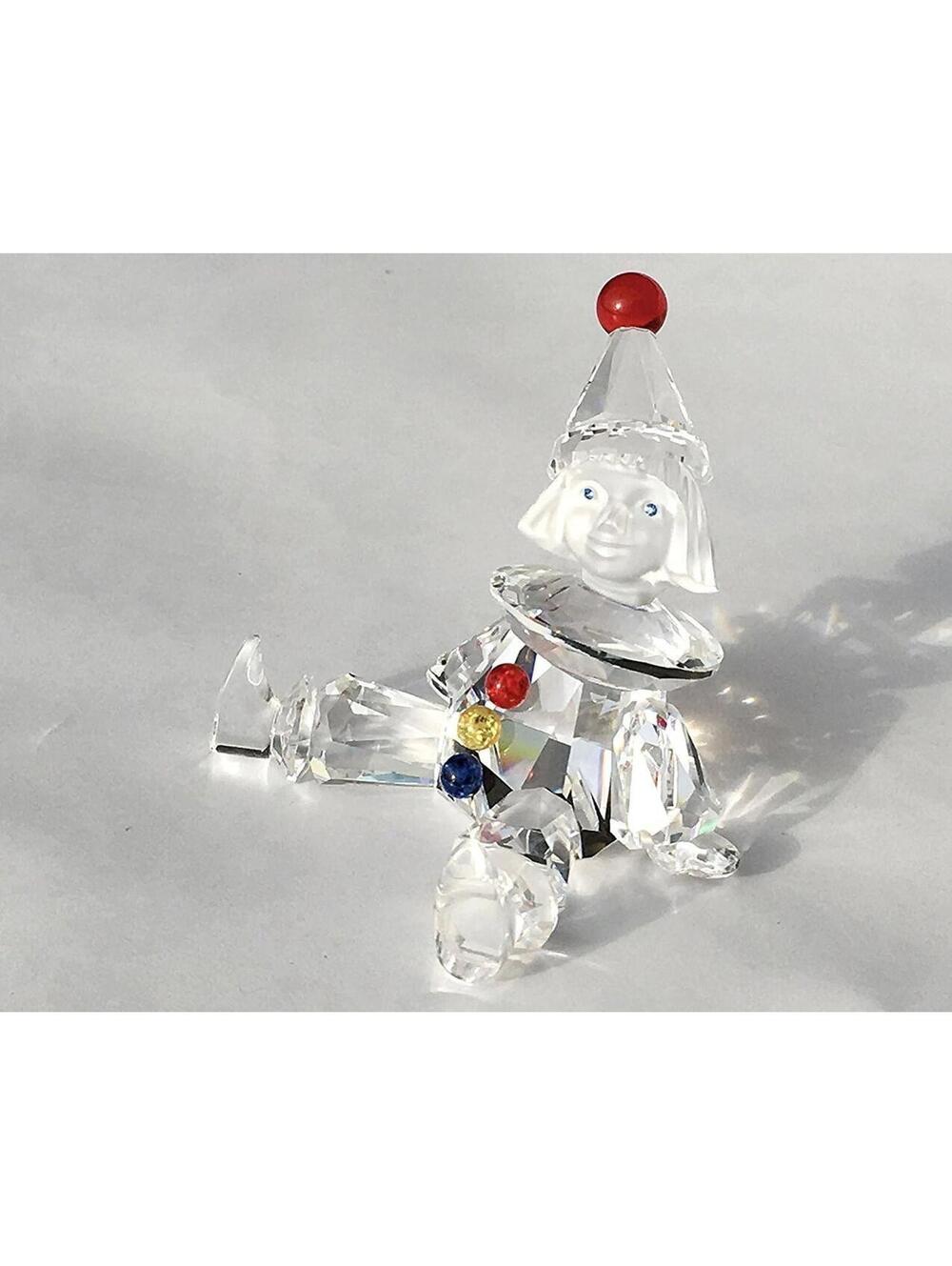 Swarovski Silver Crystal Clown Figurine - Picture 2 of 9